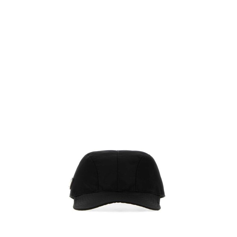 Prada Men Black Re-Nylon Baseball Cap